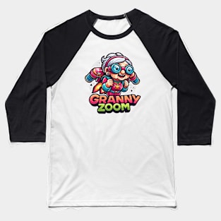 Granny Zoom Baseball T-Shirt